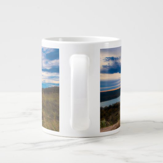Wasser | Glen Lake Sleeping Bear Dunes Michigan Jumbo-Tasse (Rückseite)