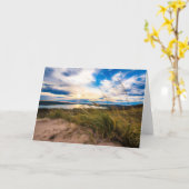 Wasser | Glen Lake Sleeping Bear Dunes Michigan Karte (Gelbe Blume)