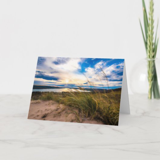 Wasser | Glen Lake Sleeping Bear Dunes Michigan Karte (Vorderseite)