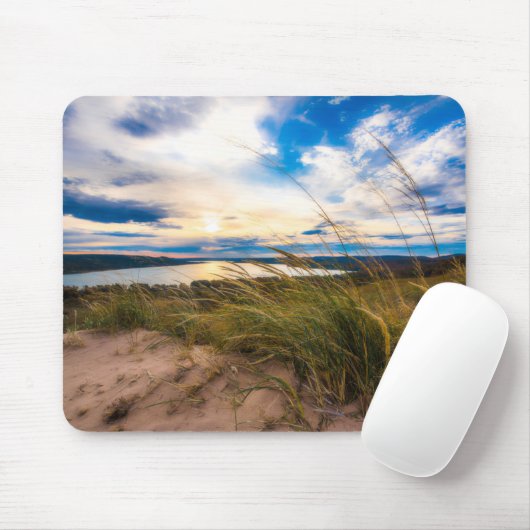 Wasser | Glen Lake Sleeping Bear Dunes Michigan Mousepad (Mit Mouse)