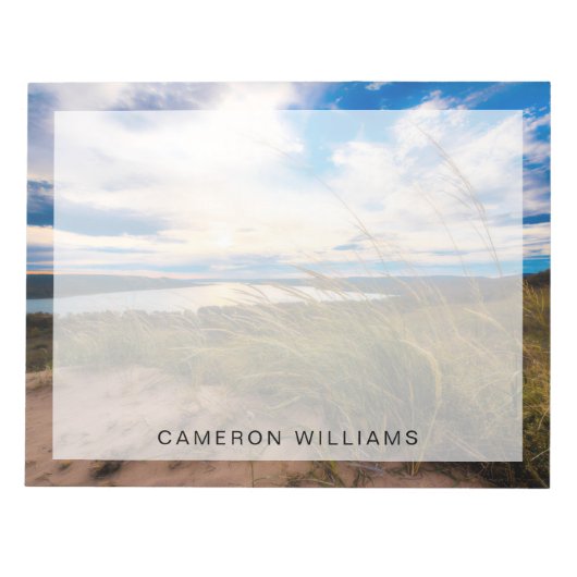 Wasser | Glen Lake Sleeping Bear Dunes Michigan Notizblock (Vorderseite)