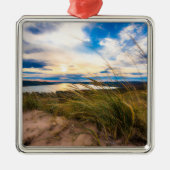 Wasser | Glen Lake Sleeping Bear Dunes Michigan Ornament Aus Metall (Vorne)
