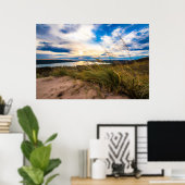 Wasser | Glen Lake Sleeping Bear Dunes Michigan Poster (Heimbüro)