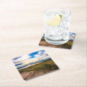 Wasser | Glen Lake Sleeping Bear Dunes Michigan Rechteckiger Pappuntersetzer (Vor Ort)