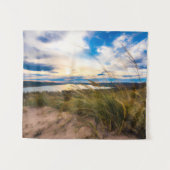 Wasser | Glen Lake Sleeping Bear Dunes Michigan Wandteppich (Vorderseite (Horizontal))