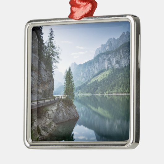 Wasser | Gosau Salzkammergut Österreich Ornament Aus Metall (Links)