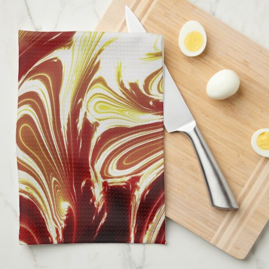 WASSER HANDTUCH (Viertel Falte)