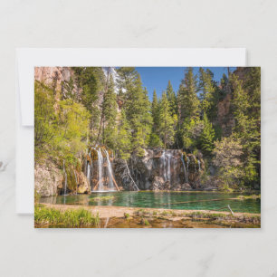 Wasser Hanging Lake Glenwood Springs, Colorado Dankeskarte
