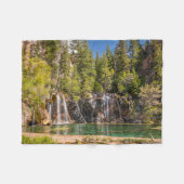 Wasser | Hanging Lake Glenwood Springs, Colorado Fleecedecke (Vorderseite (Horizontal))