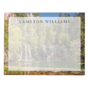 Wasser   Hanging Lake Glenwood Springs, Colorado Notizblock