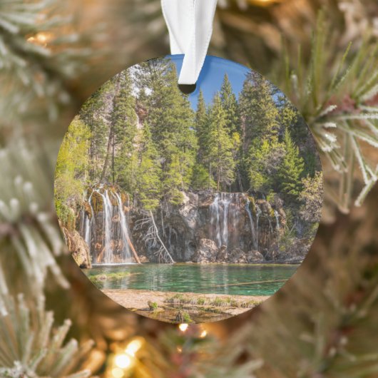 Wasser | Hanging Lake Glenwood Springs, Colorado Ornament (Baum)