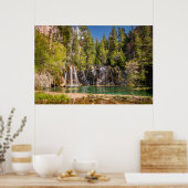 Wasser | Hanging Lake Glenwood Springs, Colorado Poster (Küche)