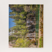 Wasser | Hanging Lake Glenwood Springs, Colorado Puzzle (Vertikal)