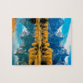 Wasser-Herbst großartiger Teton Nationalpark Puzzle (Horizontal)