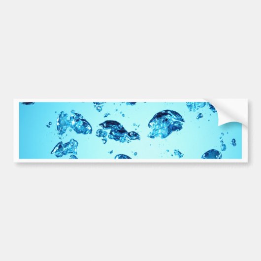 Wasser-Hintergrund Autoaufkleber (Vorne)