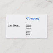 Wasser-Hintergrund Visitenkarte (Vorderseite)