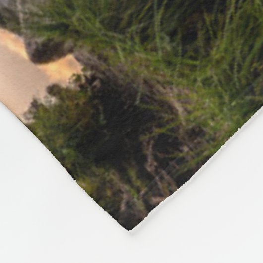 Wasser | Hintersee Berchtesgaden Deutschland Fleecedecke (Ecke)