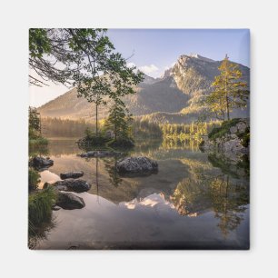 Wasser Hintersee Berchtesgaden Deutschland Magnet