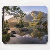 Wasser | Hintersee Berchtesgaden Deutschland Mousepad (Vorne)