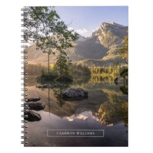Wasser   Hintersee Berchtesgaden Deutschland Notizblock