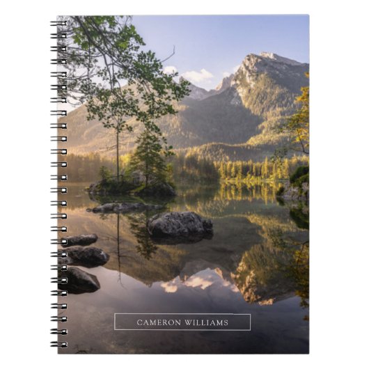 Wasser | Hintersee Berchtesgaden Deutschland Notizblock (Vorderseite)