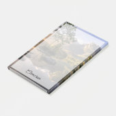 Wasser | Hintersee Berchtesgaden Deutschland Post-it Klebezettel (angewinkelt)