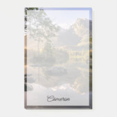 Wasser | Hintersee Berchtesgaden Deutschland Post-it Klebezettel (Vorderseite)