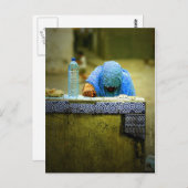 Wasser holen postkarte (Vorne/Hinten)