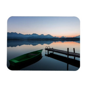 Wasser   Hopfensee Bayerische Alpen Deutschland Magnet