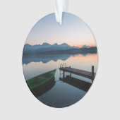Wasser | Hopfensee Bayerische Alpen Deutschland Ornament (Vorderseite)