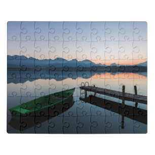 Wasser   Hopfensee Bayerische Alpen Deutschland Puzzle