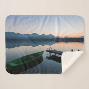 Wasser   Hopfensee Bayerische Alpen Deutschland Sherpadecke