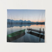 Wasser | Hopfensee Bayerische Alpen Deutschland Wandteppich (Vorderseite (Horizontal))