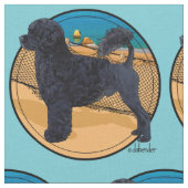 Wasser-Hund Algarve Stoff (Nahaufnahme)