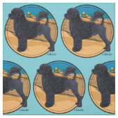 Wasser-Hund Algarve Stoff (Muster)