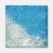 Wasser im Pool Magnet (Vorne)