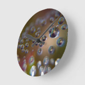 Wasser in Bewegung Runde Wanduhr (Winkel)