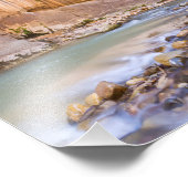 Wasser in den Pfeilen Fotodruck (Ecke)