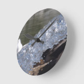 Wasser in der Bewegungsuhr Runde Wanduhr (Winkel)