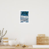 Wasser in einem Tröpfchen Poster (Küche)