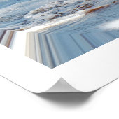 Wasser in einem Tröpfchen Poster (Ecke)