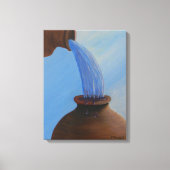 Wasser in Leinwand (Vorderseite)