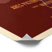 Wasser in Mars Poster (Ecke)