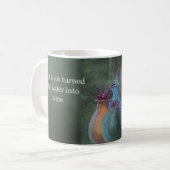 Wasser in Wein Kaffeetasse (Vorderseite Links)