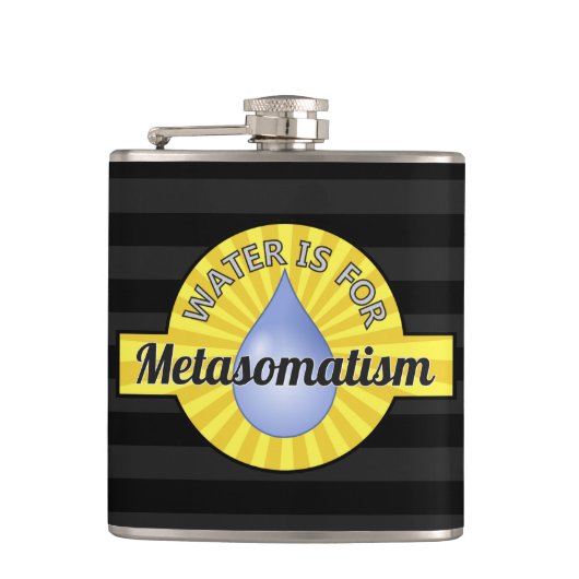 Wasser ist für Metasomatismus Flachmann (Vorderseite)