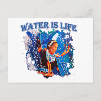 Wasser ist Leben - Extravaganter Schawlingtänzer Postkarte