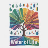 Wasser ist Leben Geschirrtuch (Vertikal)