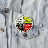 Wasser ist Leben - kein Rohrleitungs-Knopf Button (Beispiel)