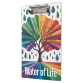 Wasser ist Leben Klemmbrett (Links)