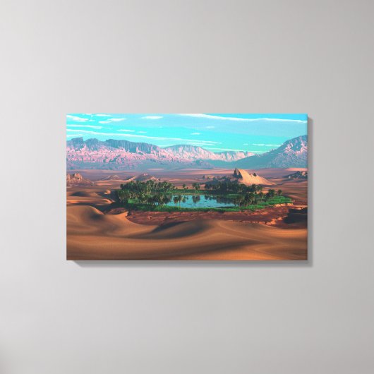 Wasser ist Leben Leinwanddruck (Vorderseite)